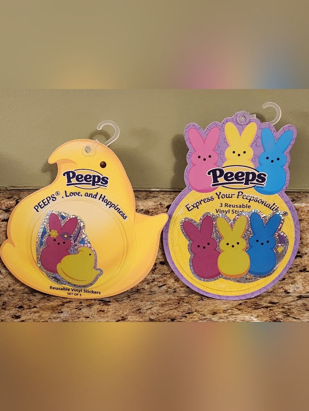 PEEPS REUSABLE VINYL STICKERS